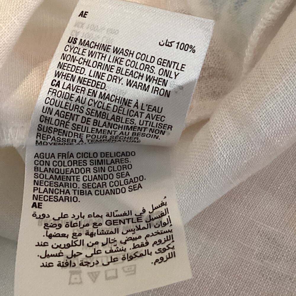 INC International Concepts Linen Tunic Top 2X #285H - Picture 10 of 11